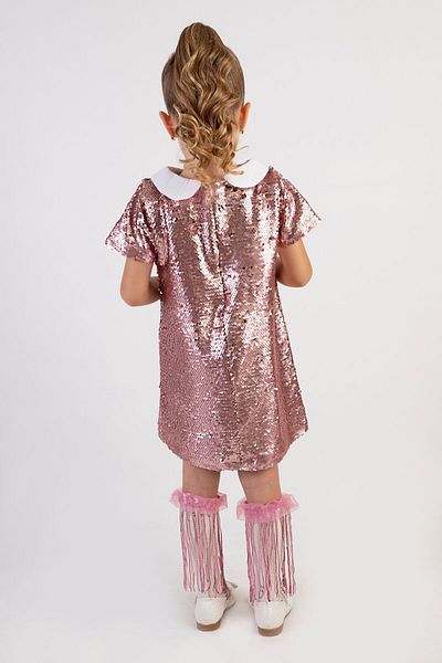 LE MERY Colorful Sequined Reversible Dress