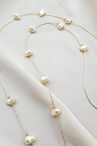 PETEK AKSESUAR Glasses Chain Baroque Pearl