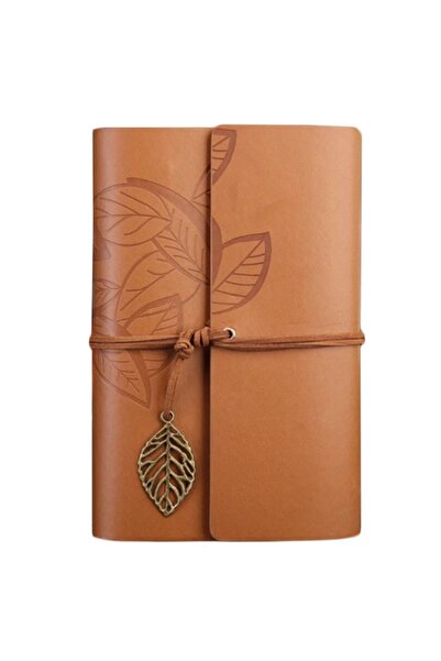 EXENET غطاء جلدي حلزوني عتيق على شكل ورقة شجر، هدية مميزة لموكبة السفر التذكارية