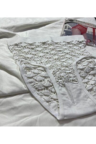 Pi Giyim talie înaltă Chiloți de bikini fără cusături cu model - Pachet de 6