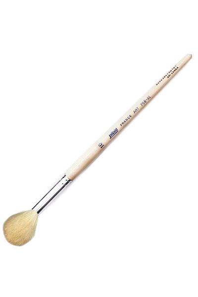 Pebeo White Goat Hair Series 758 Al No:10-12-14-16 4-Piece - Pompom Mop, Foam, Boiling and Toning Brush