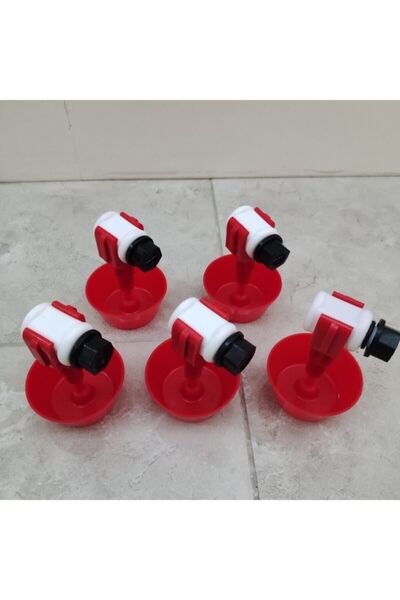 Cosartavukculuk Otomatik Nipel Tavuk Suluk 5 Adet Depo Yaylı Çanak Nipel Suluk