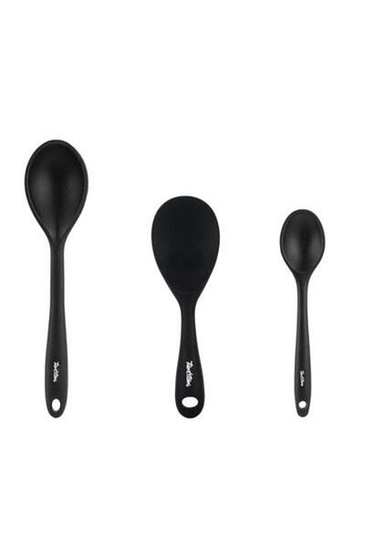 ElvinHomeConcept Smoke Colored Tantitoni Silicone Spoon - Set of 3