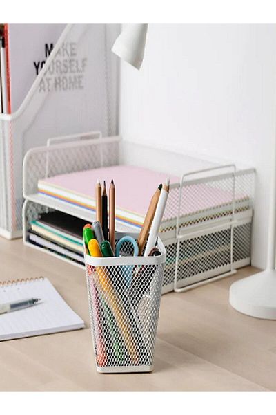 IKEA Θήκη για στυλό πολλαπλών χρήσεων Desk Organizer Λευκό