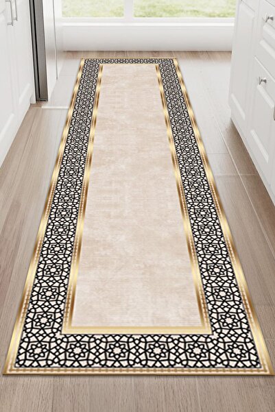 Bir Aksesuar Mutfak Halısı Desenli Dijital Baskı Yıkanabilir Kaymaz Taban Inc...