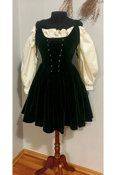 Asushvintage Rochie de catifea