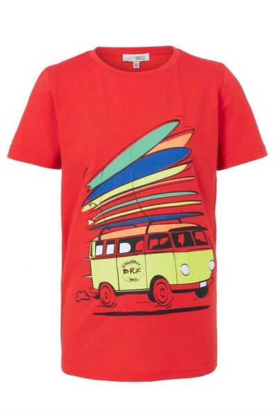 BRZ KIDS Tricou imprimat unisex cu mânecă scurtă pentru copii