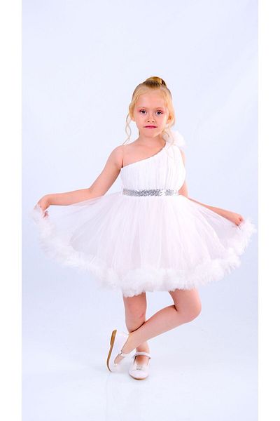 KT PERA BABY ONE SHOULDER DRESS