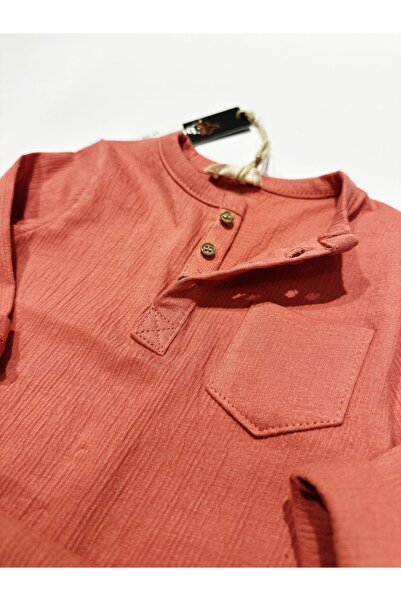 BOBBY JR KİDSWEAR Patli 6 Teddy Bear Body with 3 Buttons and Pockets (8 Years)