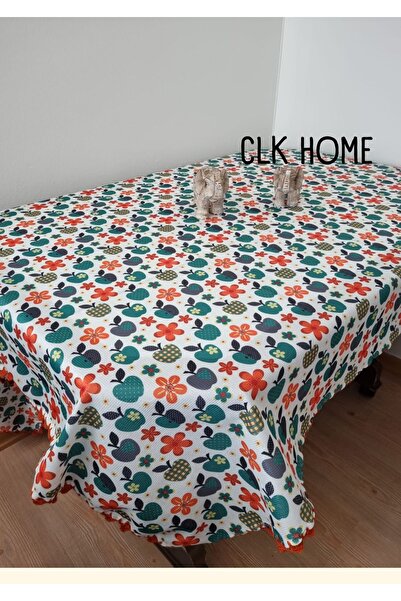 CLK Home 150x150 سنتيمتر اليد محبوك Ruched Dartless أبل نمط أدوات المائدة الق...