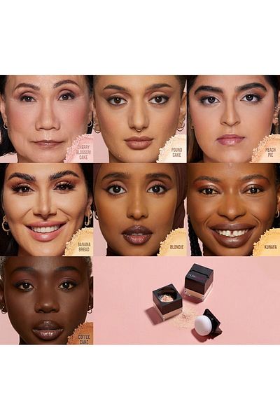 Huda Beauty مثبت خبز الأطفال من مسحوق زهرة الكرز - Pinkestcosmetics