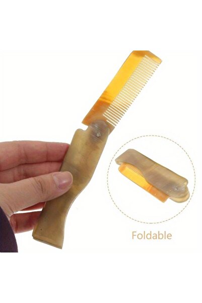 EXENET مشط العظام الطبيعي للعناية بالشعر المضاد للكهرباء الساكنة - للجنسين، ح...