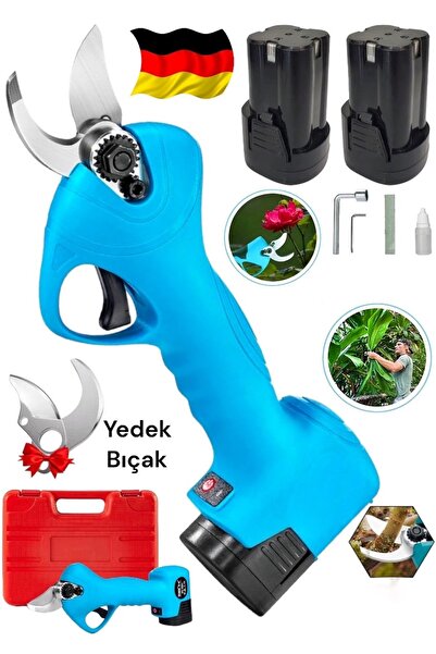Genel Markalar ALMAN 3090Rpm Armut Çift Batarya ŞARJLI DAL AĞAÇ BUDAMA BAĞ MA...