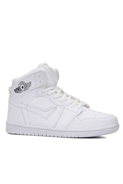 Lambırlent Alb - Pantofi sport unisex cu talie mare