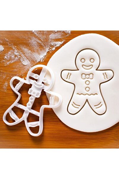 Rapithwin قالب كوكيز رجل الكوكيز باللون الأبيض الزنجبيلي