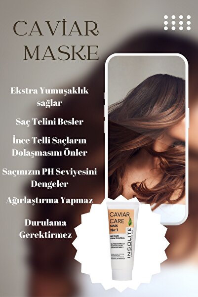 İNSOLİTE PROFESSİONAL İnsolite Caviar Care Maske No.1