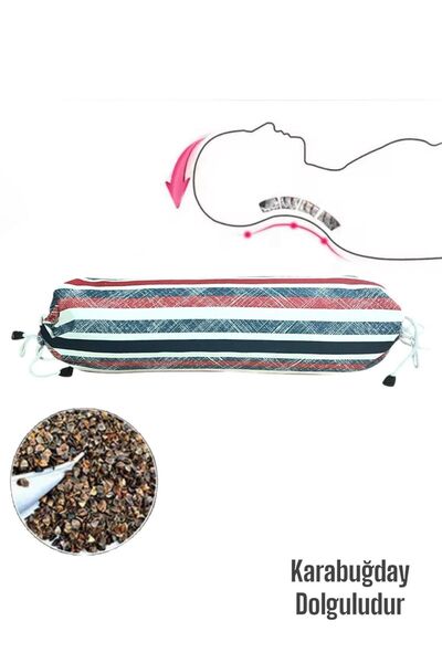 QUEENVİP Подушка для масажу шиї - Йога-подушка з наповнювачем з гречки