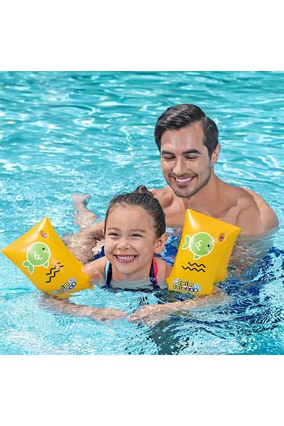 BESTWAY Swim Safe 5-12 Years Inflatable Sea-Pool Sleeve - 30 Cm×15 cm