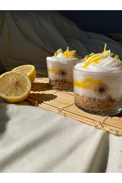 Limonlu Kokulu Magnolia Mum %100 Soya Wax