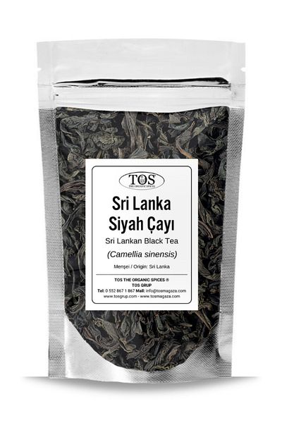 TOS The Organic Spices Sri Lanka Black Tea - 250g, 1St Quality Premium Quality