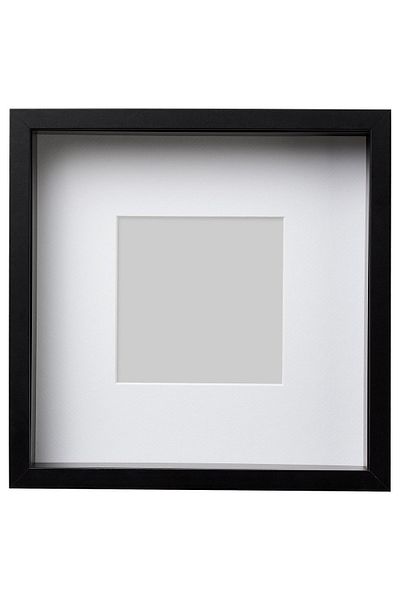 IKEA Black Color Frame Meridyendukkan Home Decoration 25x25 Cm 1 Piece