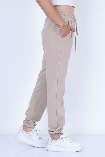 Sea Queen High Waist Elastic Fleece Winter Fabric Sweatpants
