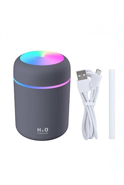 Humidifier 300ml Ultrasonik Hava Nemlendirici Buhar Makinesi ve Aroma Difüzör...