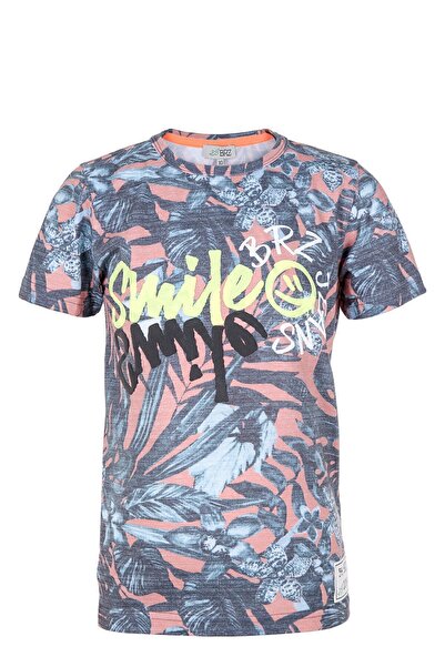 BRZ KIDS Tricou cu mânecă scurtă pentru băiat cu imprimeu