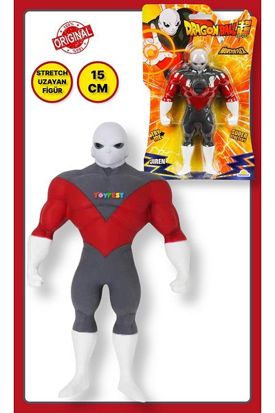 TOYFEST مجسم مرن قابل للتمدد من Monster Flex Dragon Ball مقاس 15 سم - Jiren