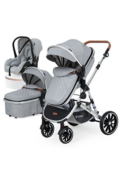 Huggy Evoc 5 In 1 Çift Yönlü Travel Bebek Arabası Gri