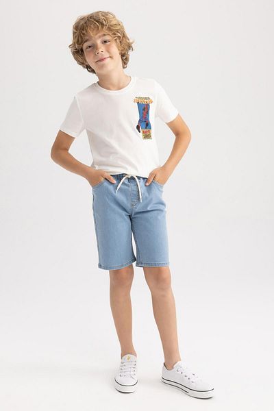 DeFacto Boy's Jean Basic Straight Shorts Z5061A623Sm