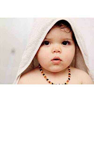 Arden Global Erkek Kız Çocuk Sertifikalı Kehribar Bebek Diş Kolye Multicolor Renk Kolye