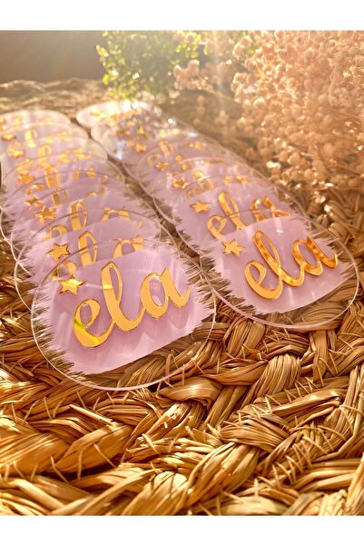 Zen Ahşap Tasarım Şeffaf Pileksi Bebek Magnet Hediyelik. Bebek Doğum Hediyesi. 20 Adet