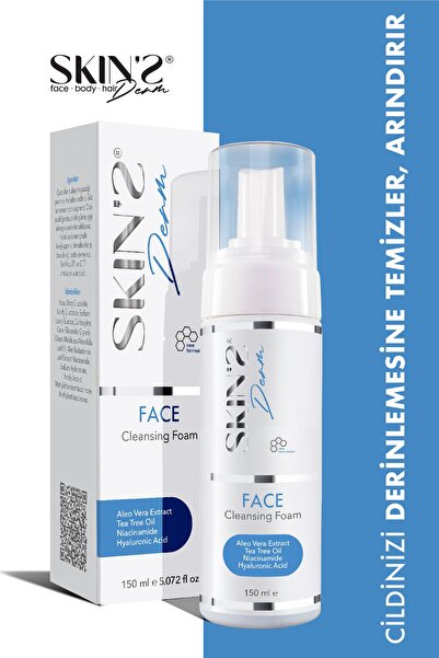 Skins Derm Face Cleansing Foam.