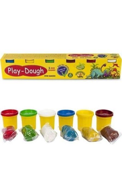 Play Dough Ern-009 6-Pack Play Dough - 240 Grams