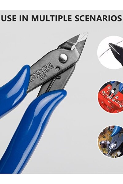 online shopping dsg store Elektronikçi Tip Mini Yan Keski Öğrenci Kaliteli Yan KESKİ Hassas Dip Kesimler Model 170 Mavi Keski