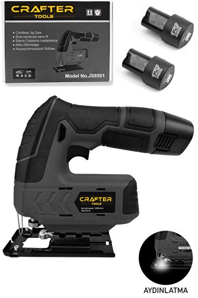 CRAFTERTOOLS Germany 12V 2.0Ah Çift Armut Bataryalı Şarjlı Dekupaj Testere