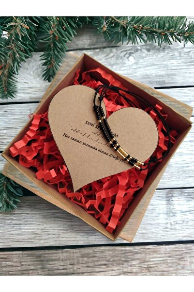 nasclaycollection سوار زوجين مكتوب عليه عبارة "أنا أحبك" (مصنوع بالخرز الرملي)