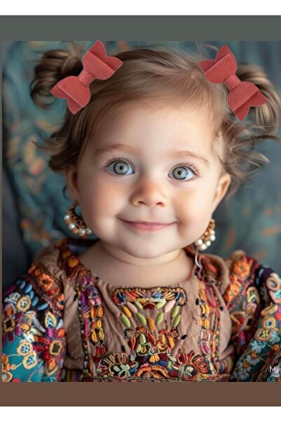 Toka Perisi Mini Candy Nubuck Bow Catarama din 2 piese