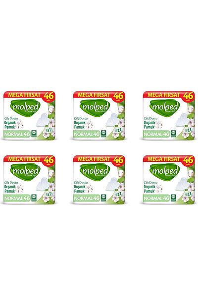 Molped Pure&soft Sanitary Pad Normal Super Mega Pack 276 Pieces