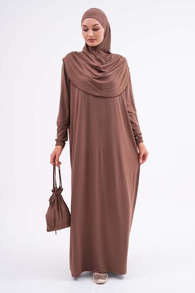 medipek 100% Viscose Cotton - Bag Prayer Hijab Dress, Elastic Wrists