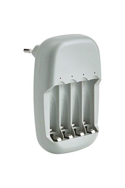 IKEA 4 Kanallı Pil Şarj Cihazı Kalem Pil Şarj Aleti Plastik