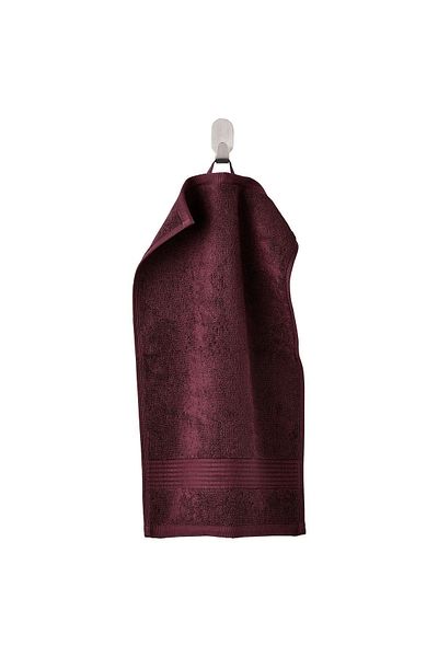 IKEA Single Product FREDRIKSJÖN dark red 30x50 cm hand towels Cotton Hand Towel Plain 50 x 30 100% cotton 1
