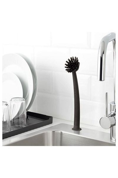 IKEA Dish Brush Meridyendukkan 29 Cm Black Color Piece Cleaning Brush Adhesive