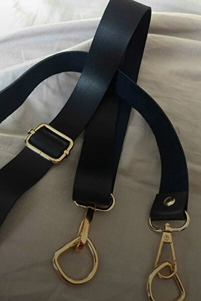 Nildenhobim Ayarlanabilir Suni Deri Çanta Askısı Uzunluk 140 Cm - En 2.5 Cm - (siyah )