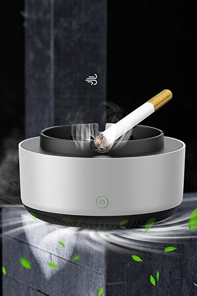 Genel Markalar Akıllı Kül Tablası, Dumanı İçine Çeken Şık Dekoratif Küllük, K...