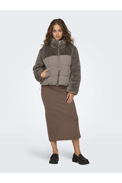 ONLY Μπουφάν - Γκρι - Κανονική εφαρμογή