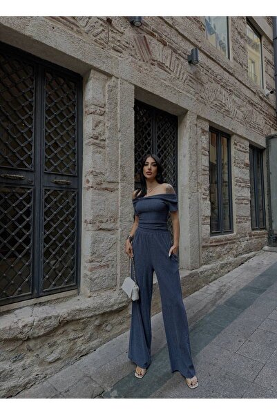 Welsoft مجموعة الجزء السفلي والعلوي للموسم الجديد مع شق مضلع وخصر عالي