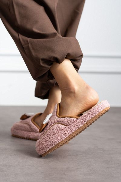 İncim Pink İncim Comfy Γυναικείες Παντόφλες - Άνετες Χειμερινές Παντόφλες Επισκεπτών