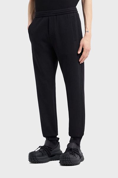 Emporio Armani Men's Jogger Sports Pants - Stretch Cotton, Regular Fit, Logo, Pants 6D1Pk3 1Jhsz 099